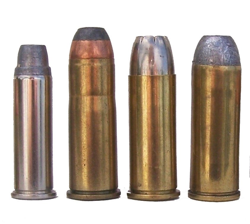  .38 Special, .44-40, .44 Special, and .45 Colt loads.