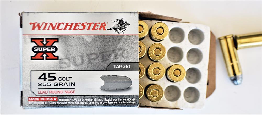 OPen box of Winchester ammunition