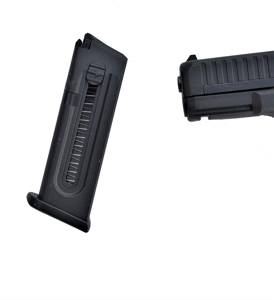 profile view of the Glock M44's EZ load magazine