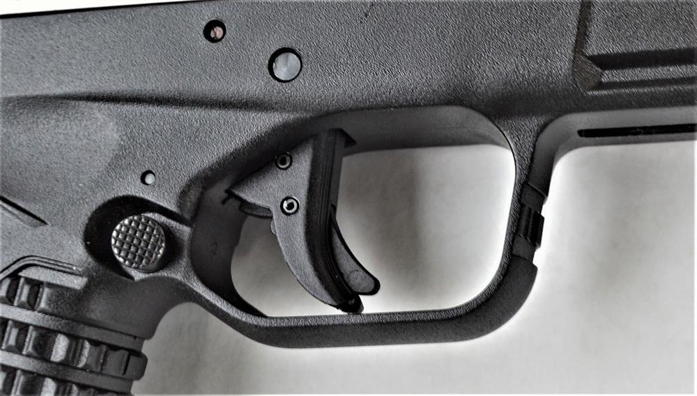 Trigger lever safety on the Springfield XD-S 4.0 pistol