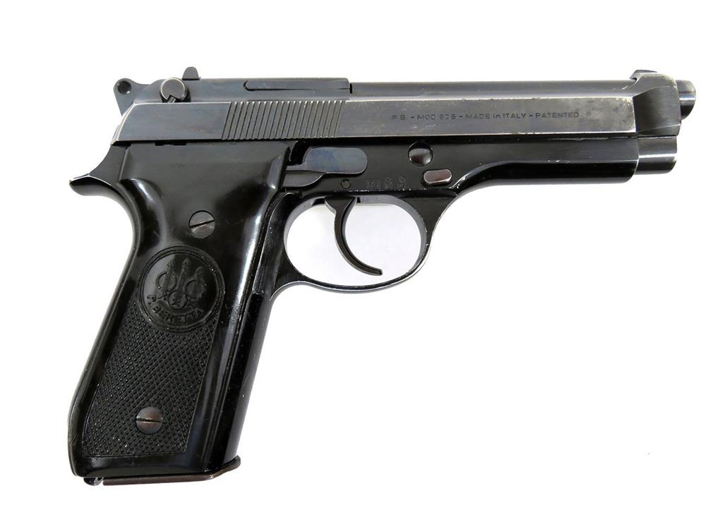 Beretta 92S pistol right profile black