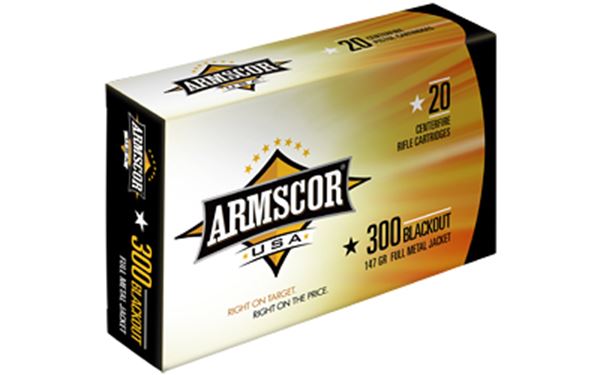 ARMSCOR 300BLK 147GR FMJ 20/1000