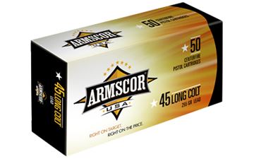 ARMSCOR 45LC 255GR LEAD 50/400