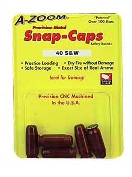 AZOOM SNAP CAPS 40S&W 5/PK