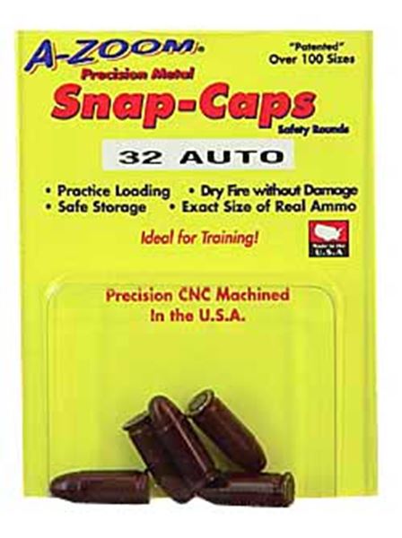 AZOOM SNAP CAPS 32ACP 5/PK