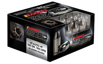 BARNES TAC-XPD 45ACP 185GR HP 20/200