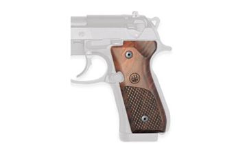 BERETTA GRIPS 92 96 WOOD OVAL CHKRNG