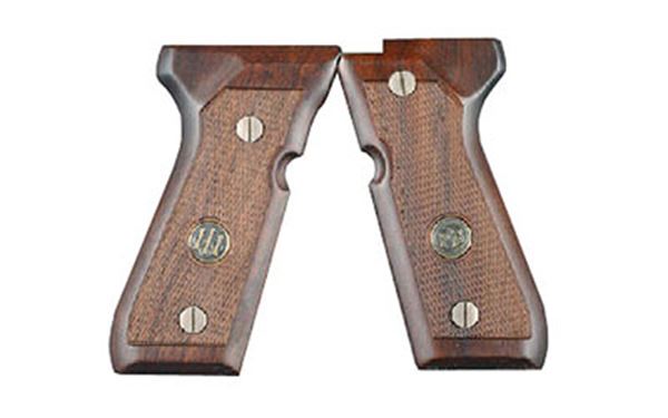 BERETTA GRIPS  92 96FS WOOD CHKRD