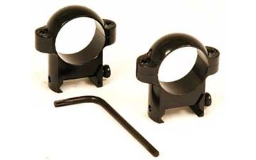 BURRIS MED 1" ZEE RINGS BLK