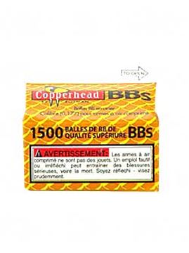 CROSMAN COPPERHEAD BB'S 1500 COUNT