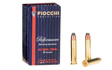 FIOCCHI 22WMR 40GR JSP 50/2000