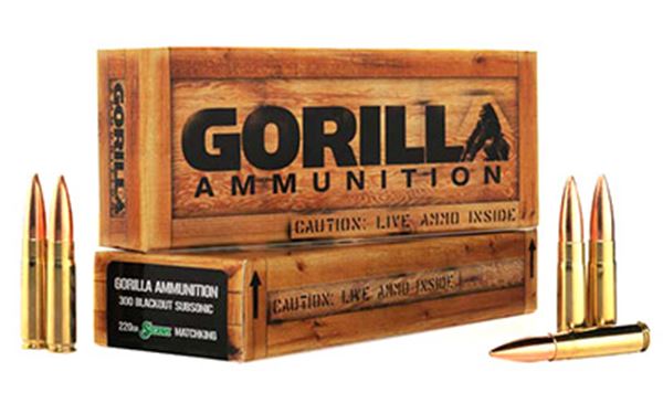 GORILLA 300BLK 220GR SUBSONIC 20/200