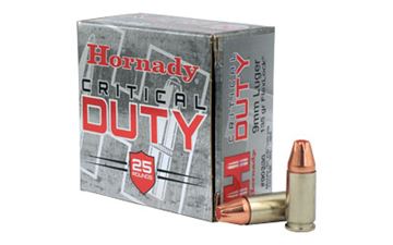 HRNDY 9MM 135GR CRT DUTY 25/250