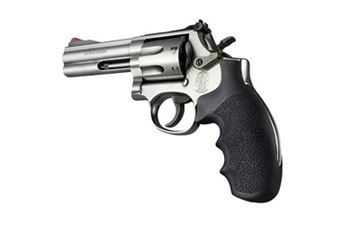 HOGUE MONOGRIP S&W K/L RND BUTT BLK