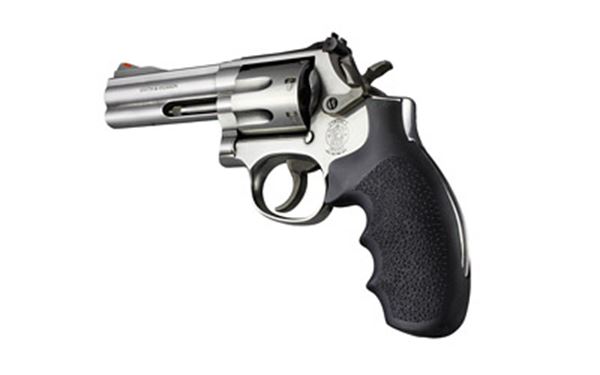 HOGUE MONOGRIP S&W K/L RND BUTT BLK