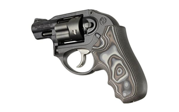 HOGUE GIRP RUGER LCR G10 BLACK/GREY