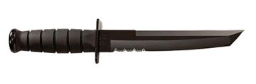 KBAR FIGHTING KNF 7" TANTO BLK  SER