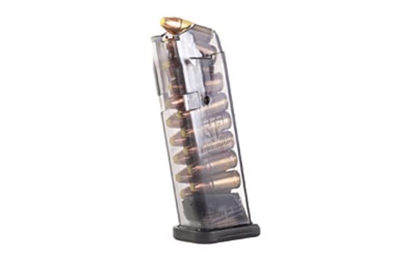 ETS MAG FOR GLK 9MM 15RD SMOKE