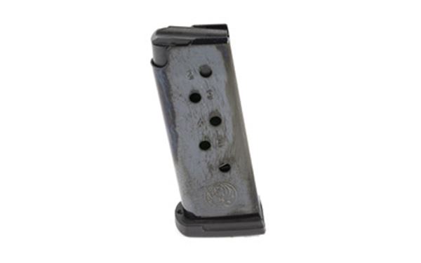 MAG RUGER LCP 380ACP 6RD BL W/EXT
