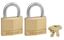 MASTERLOCK PADLOCK 2PK KEYED ALIKE