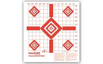 CHAMPION RF PREC SIGHT-IN TRGT 10/PK