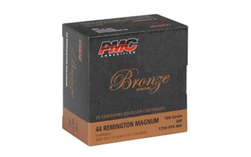 PMC BRNZ 44MAG 180GR JHP 25/500