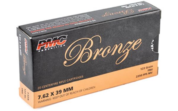 PMC BRNZ 7.62X39 123GR FMJ 20/500