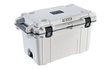 PELICAN IM 70QT ELITE COOLER WHT/GRY