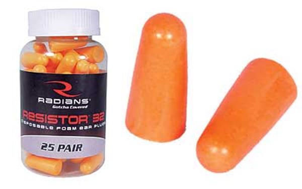 RADIANS FOAM EARPLUGS NRR32 25PK