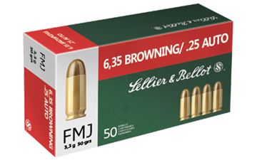 S&B 25ACP 50GR FMJ 50/2000