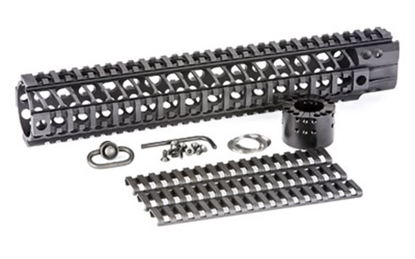 SPIKE'S LW BAR2 RAIL 13.2" BLK