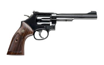 S&W 48 22WMR 6" 6RD BL WD AS