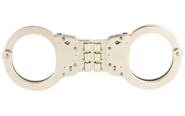 S&W 300 HINGED HANDCUFFS NICKEL