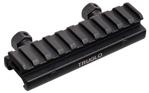 TRUGLO PICATINNY RISER MOUNT BLACK