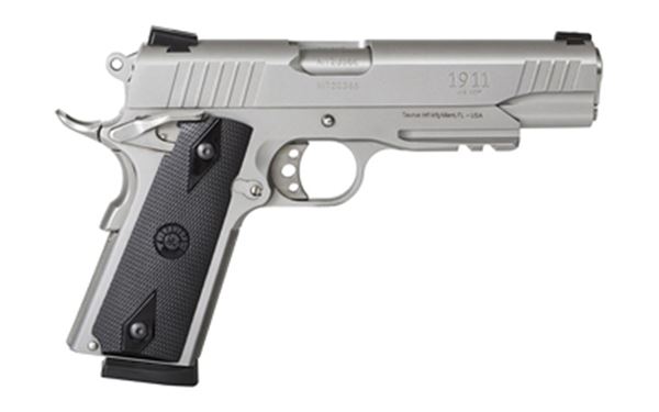 TAURUS 1911 45ACP 5" 8RD STS RAIL