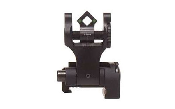 TROY FLDNG REAR DI-OPTC SGHT TRIT BK