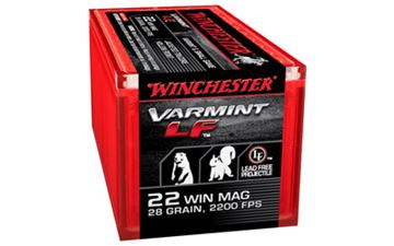 WIN VARMINT LF 22WMR 28GR JHP 50/