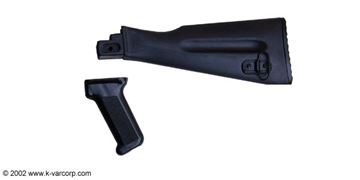 Buttstock & Pistol Grip Set (Black, Warsaw Length)