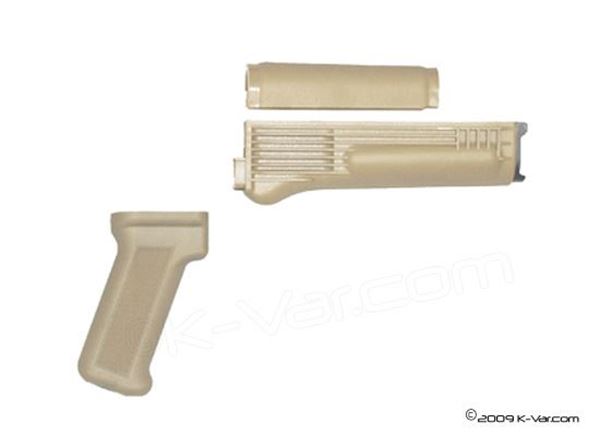 Desert Sand Handguard Set/Pistol  Grip US Made