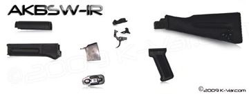 Stock set, US Warsaw stock, pistol grip, trigger, disconnector, follower, floorplate, BG hammer, Hand Guards