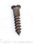 Screw, for Wood Buttstock (sling swivel & butt plate) Stamped & Milled Receivers