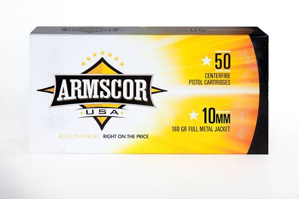 Armscor USA 10mm 180 Gr. FMJ Ammunition - 500 Rounds