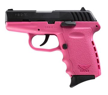 SCCY CPX-2 CB 9 x 19 mm DAO, Blu/Pink 2 x 10 Round magazine