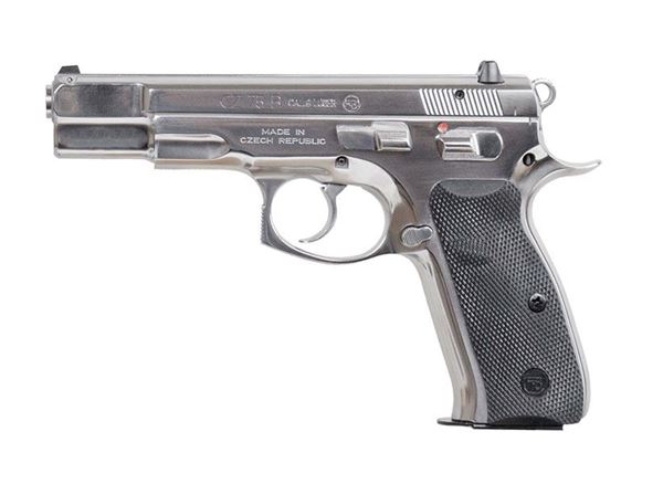 CZ 75 B High Polished Stainless – 9 mm Pistol - 91108