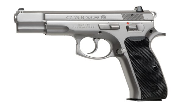 CZ 75 B Matte Stainless – 9 mm Pistol - 91128