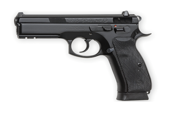 CZ75 SP01 Pistol 9mm, Black Night Sights, 18 round - 91152