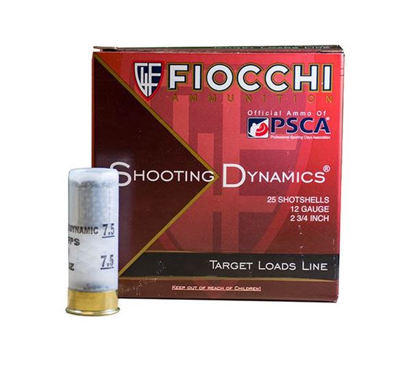 Fiocchi 12 Gauge Ammo 2 3/4 1 1/8oz #7.5 1200 FPS (10 Boxes of 25 Round)