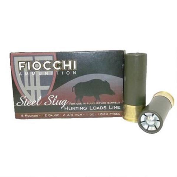 Fiocchi 12SLXTXP Aero Rifle Slugs 12 Gauge 2.75 inch 1 oz Slug Shot 5 Box/ 20 Case