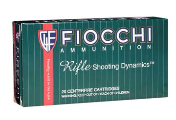 Fiocchi .22-250 Rem 55gr Pointed Soft Point Ammo - Box of 20