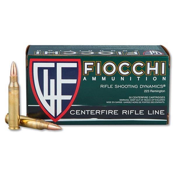 Fiocchi .223 Remington 62 Grain FMJBT (Box of 50 Round)